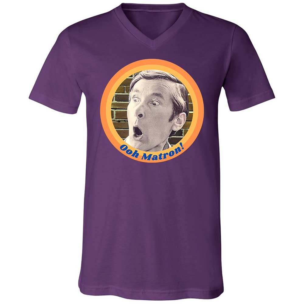 Unisex V-Neck T-Shirt - 66733UPN - Team Purple - 10
