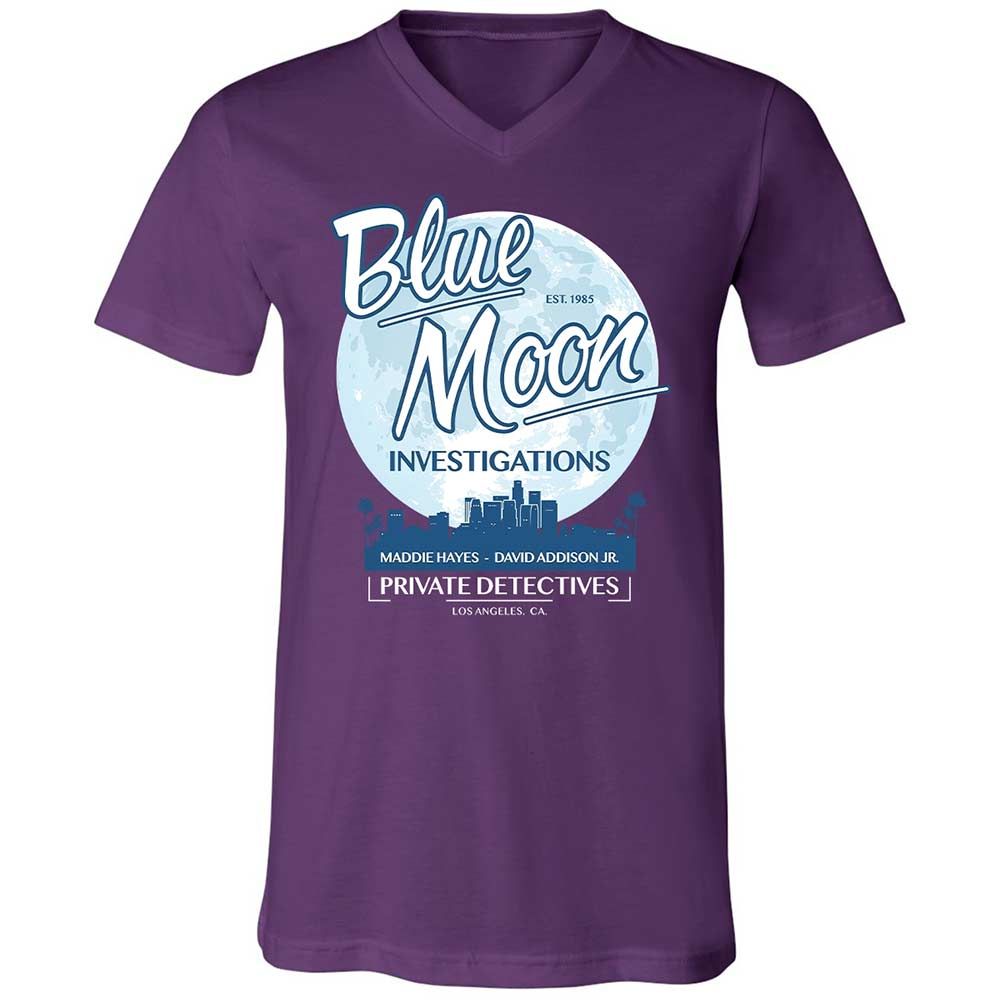 Unisex V-Neck T-Shirt - 6QMGME5T - Team Purple - 10