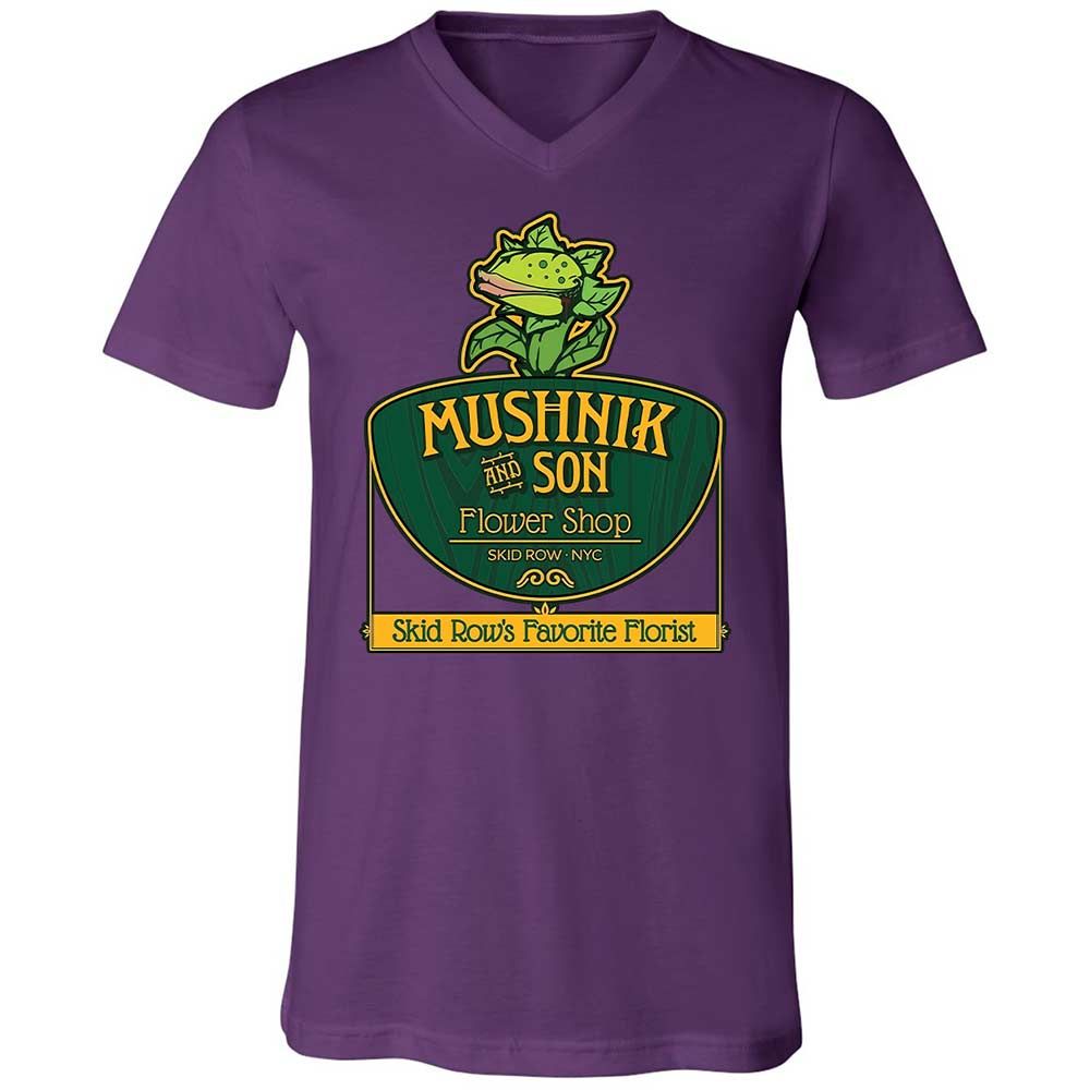 Unisex V-Neck T-Shirt - 9QDJFT3P - Team Purple - 10