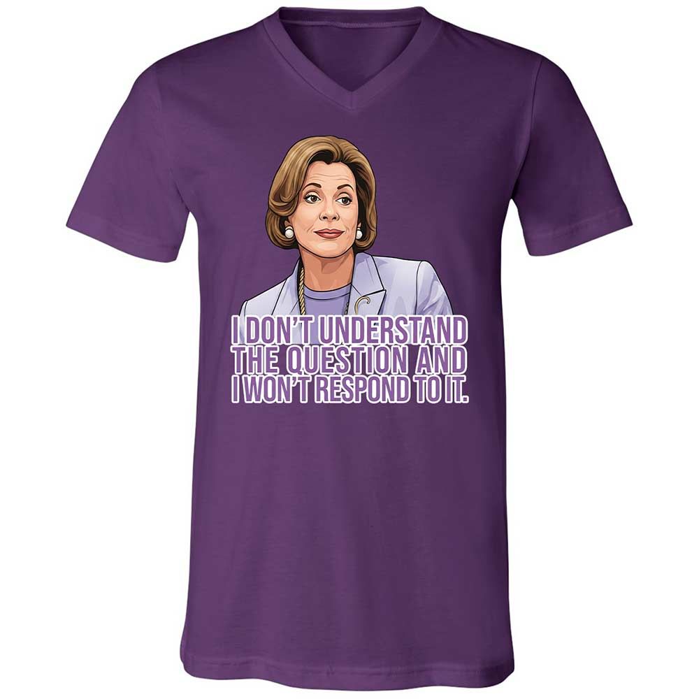 Unisex V-Neck T-Shirt - 23YBNVVS - Team Purple - 10