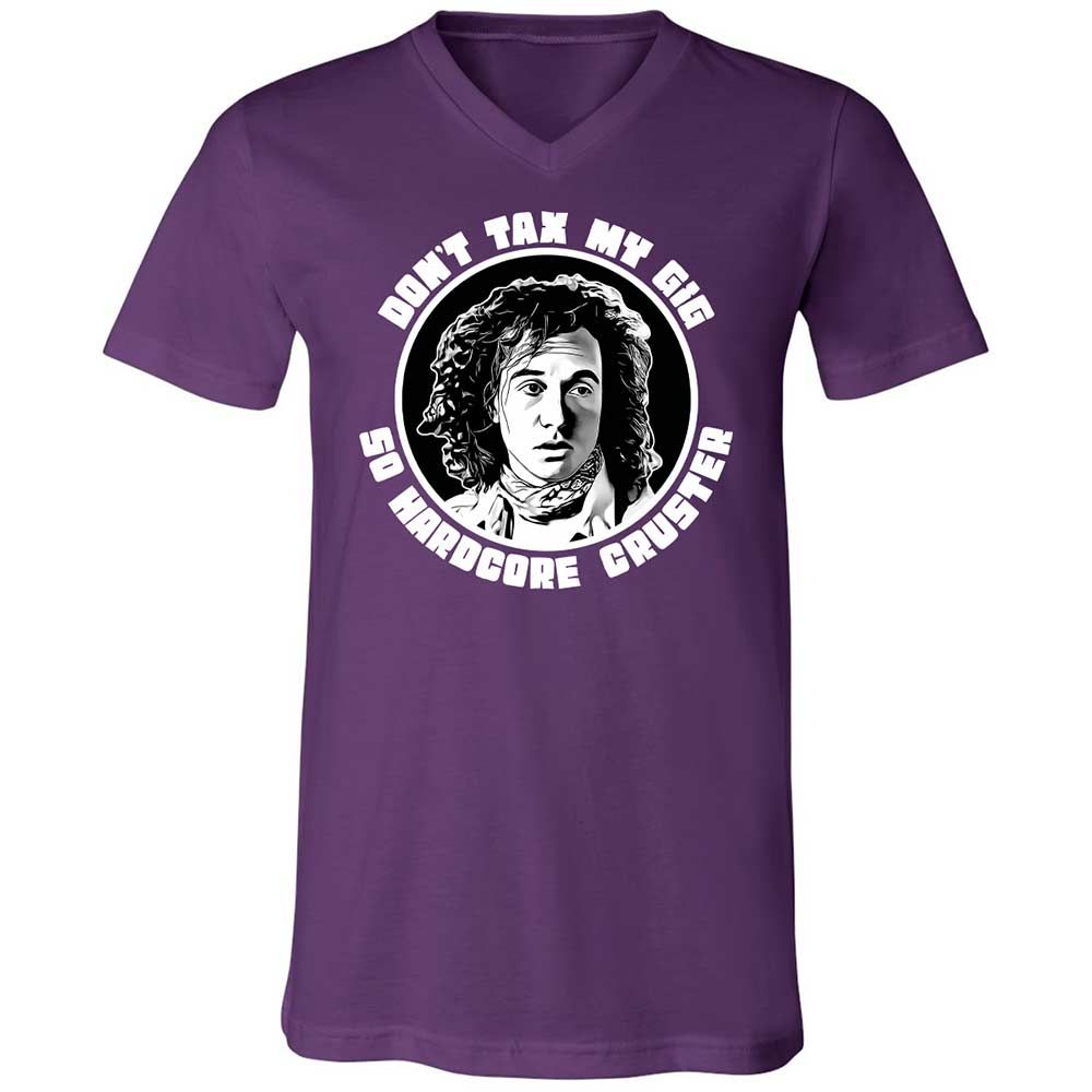 Unisex V-Neck T-Shirt - 5F8L6DXV - Team Purple - 10
