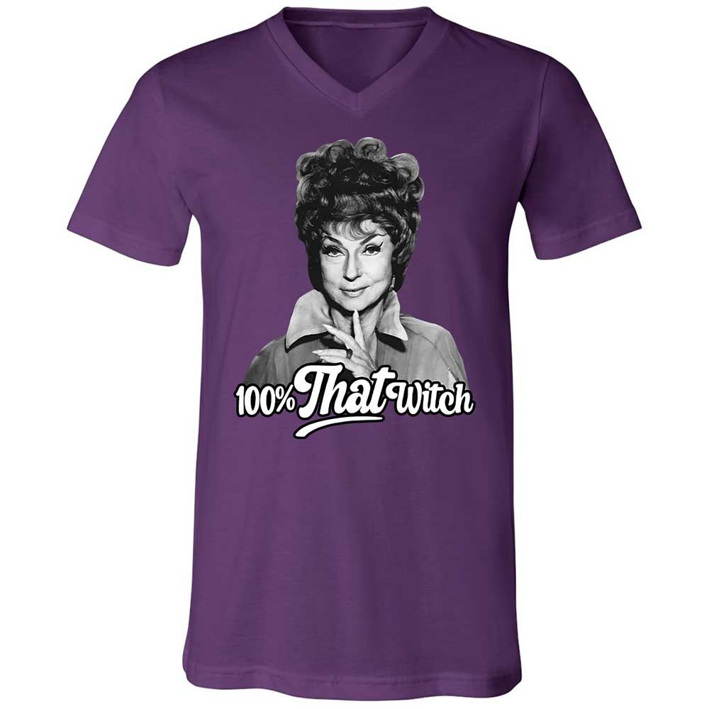 Unisex V-Neck T-Shirt - UNXN1MCS - Team Purple - 10