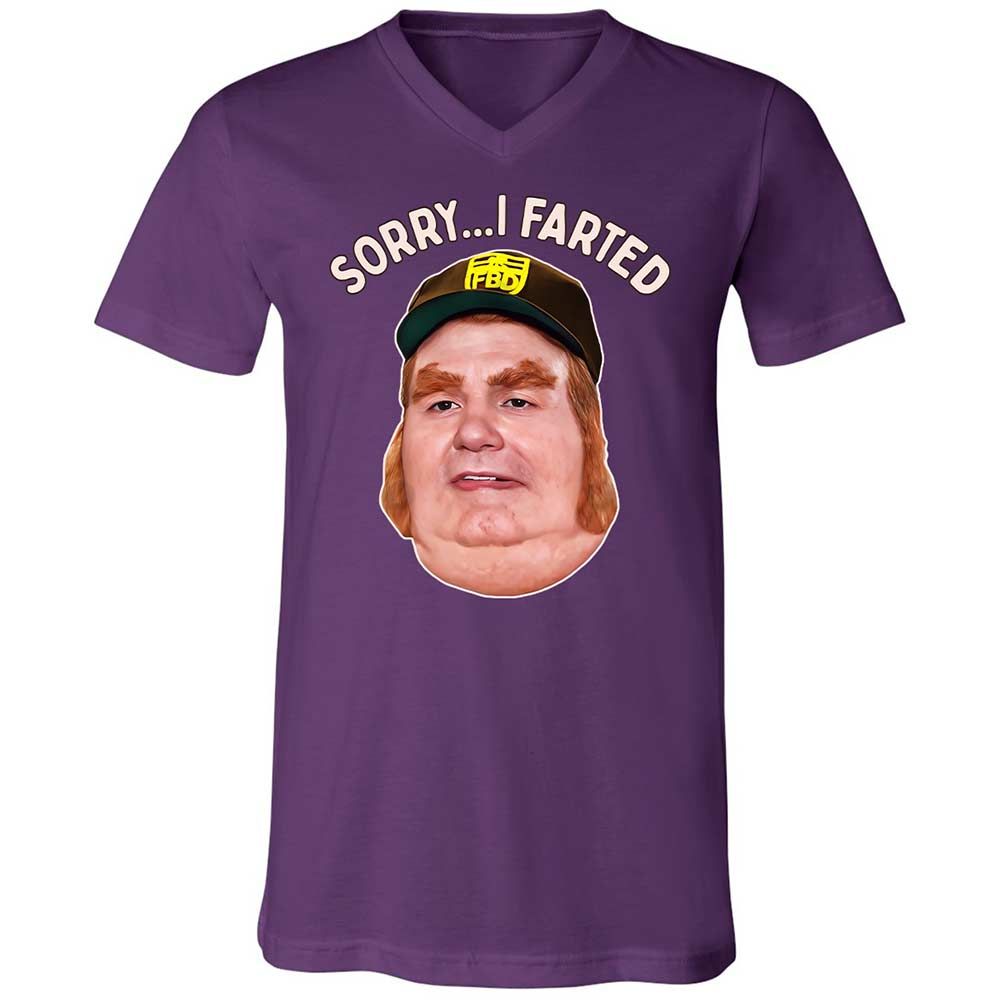 Unisex V-Neck T-Shirt - 9U3CWEMA - Team Purple - 10
