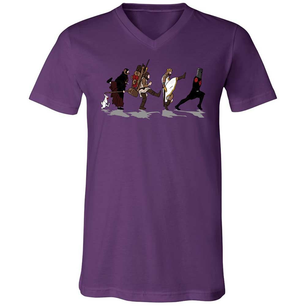 Unisex V-Neck T-Shirt - ER734AUC - Team Purple - 10