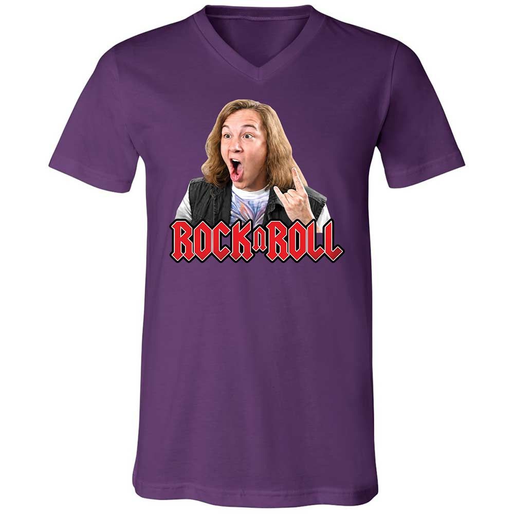 Unisex V-Neck T-Shirt - TM5USB5Z - Team Purple - 10