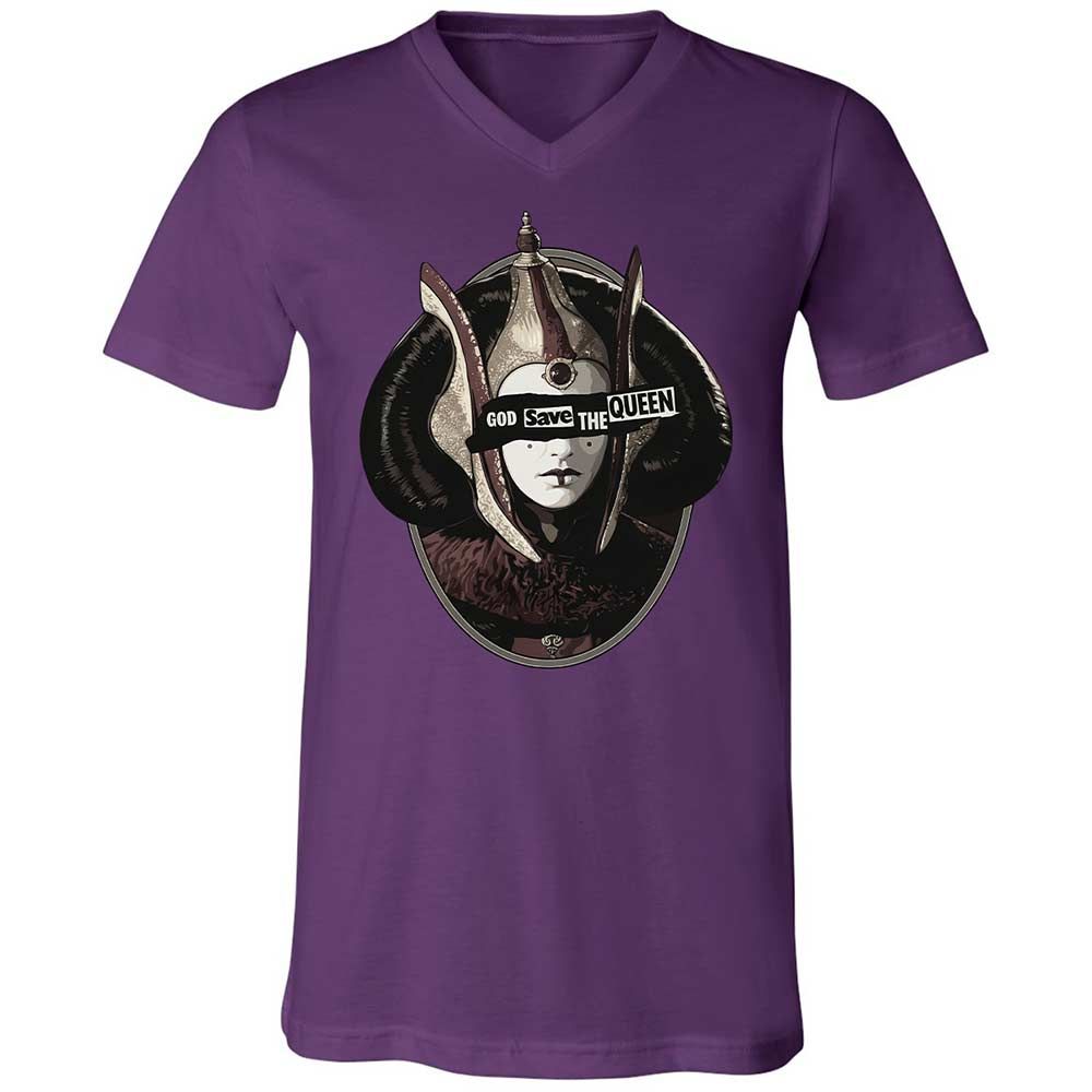 Unisex V-Neck T-Shirt - 2SYB9ULB - Team Purple - 10