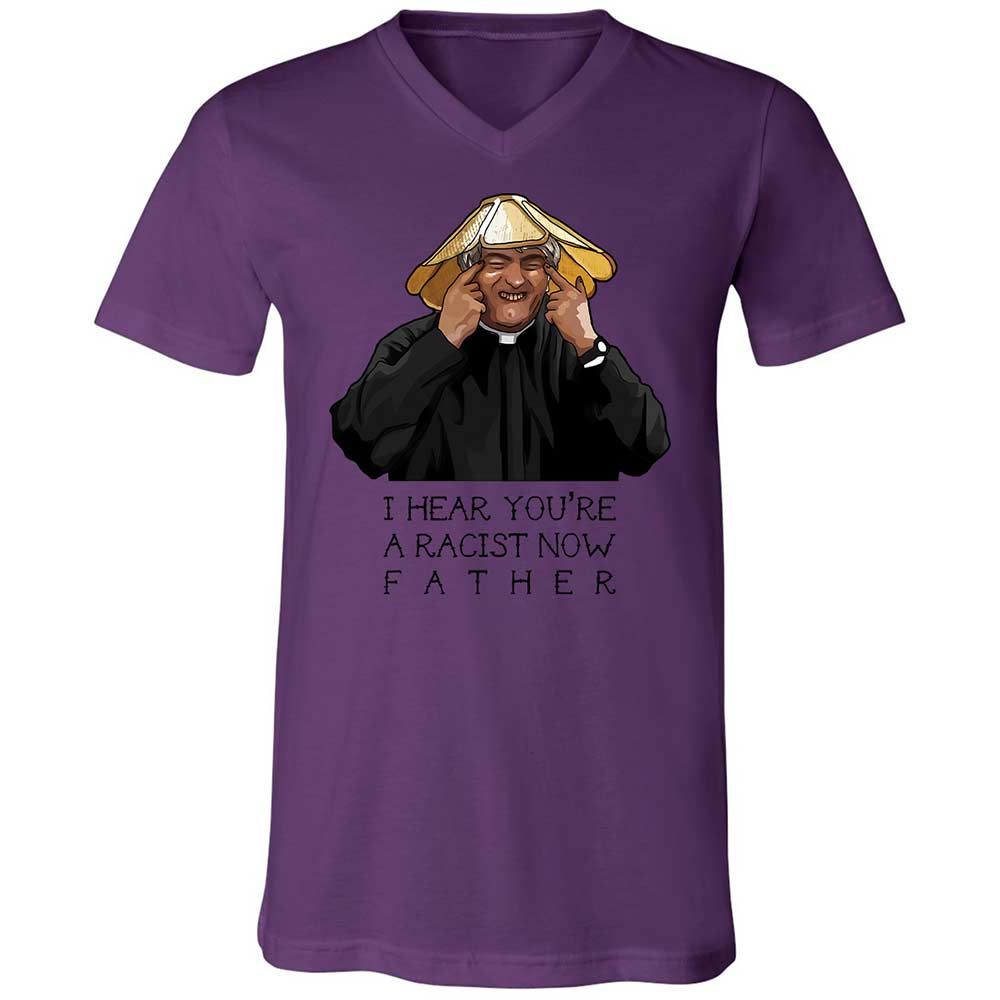 Unisex V-Neck T-Shirt - VPAZ8UAH - Team Purple - 10