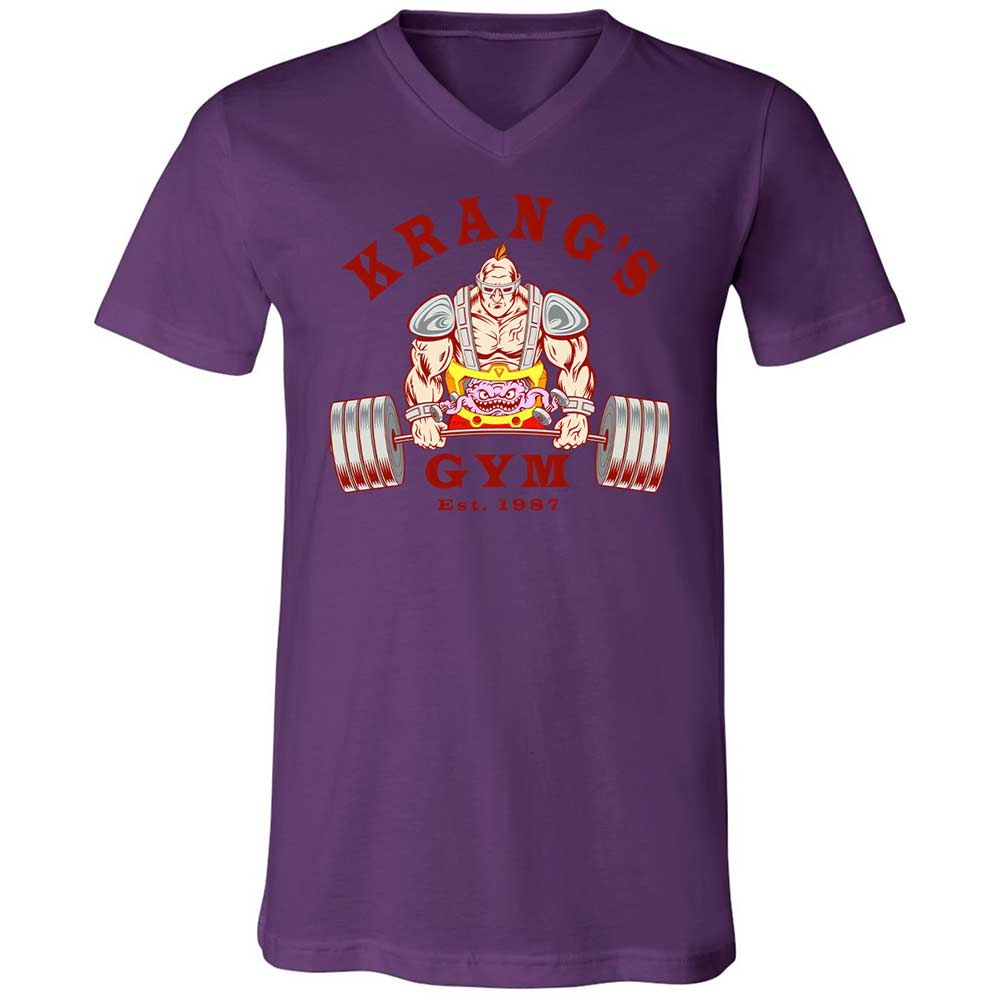 Unisex V-Neck T-Shirt - AM3SA4AU - Team Purple - 10
