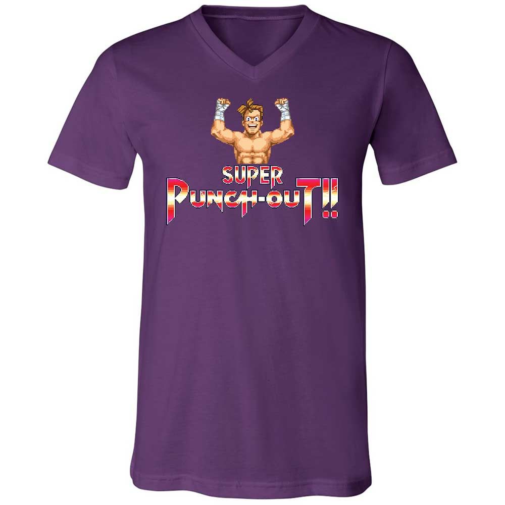 Unisex V-Neck T-Shirt - 2AM3EMLQ - Team Purple - 10