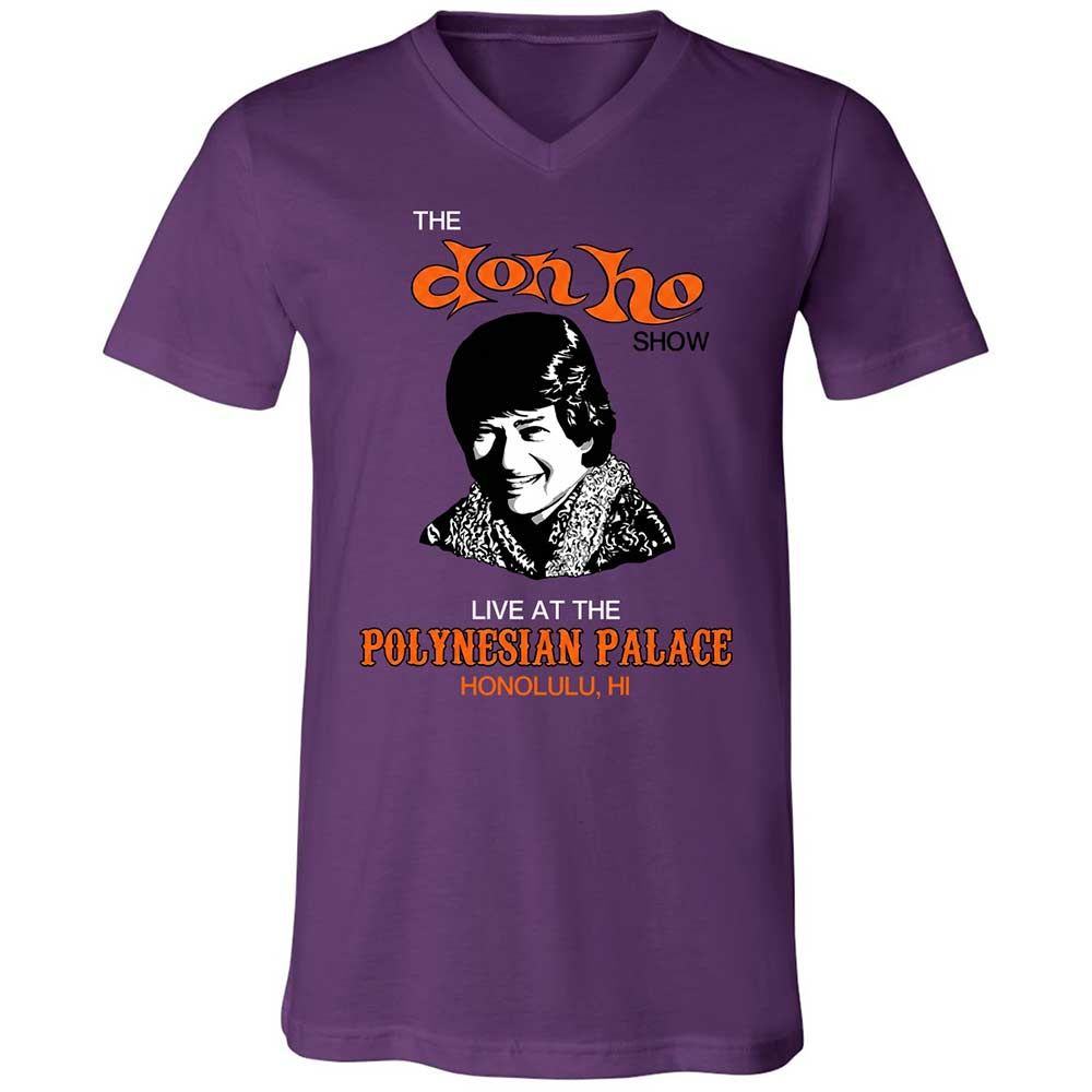 Unisex V-Neck T-Shirt - 2CNFZ68G - Team Purple - 10