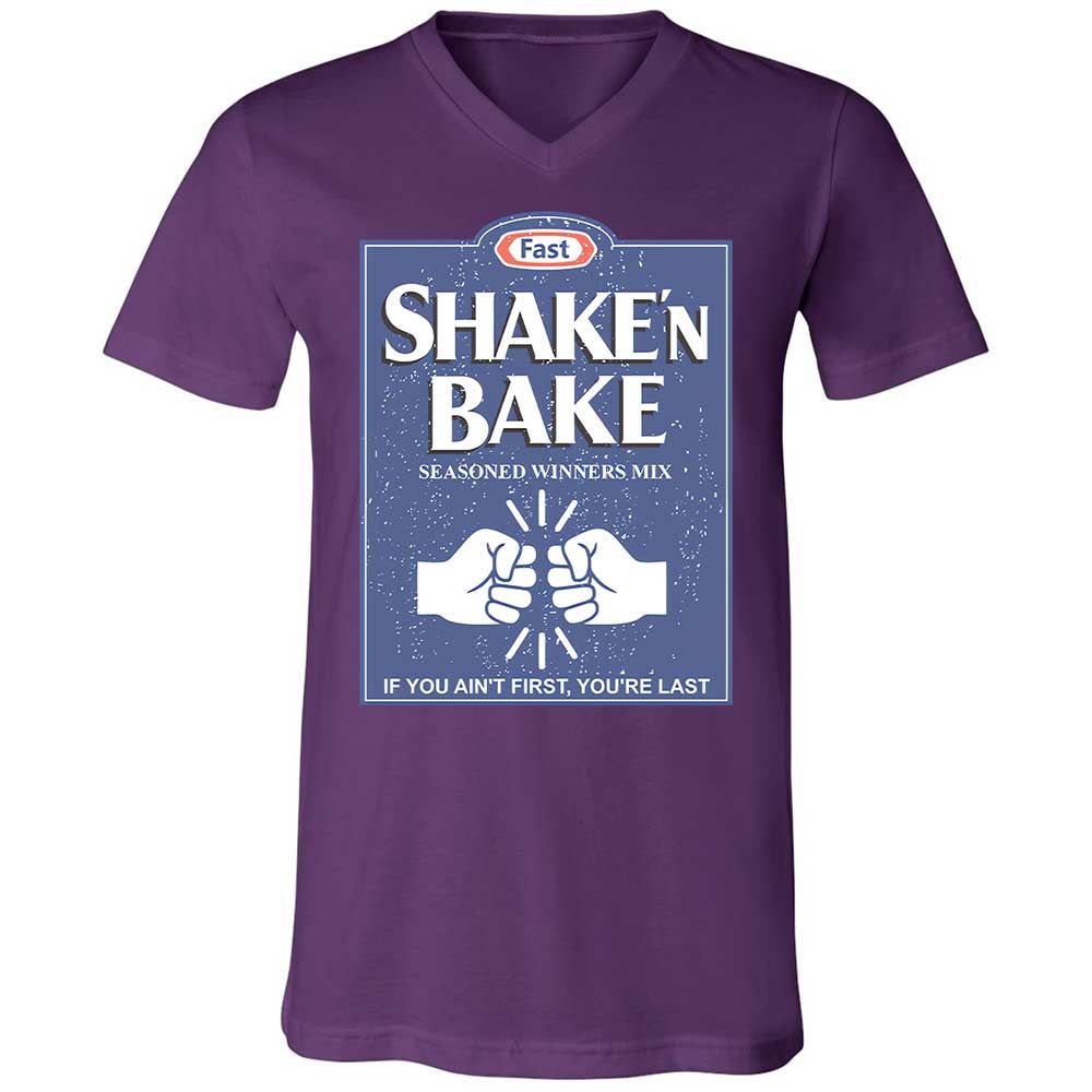 Unisex V-Neck T-Shirt - DD44RRWL - Team Purple - 10