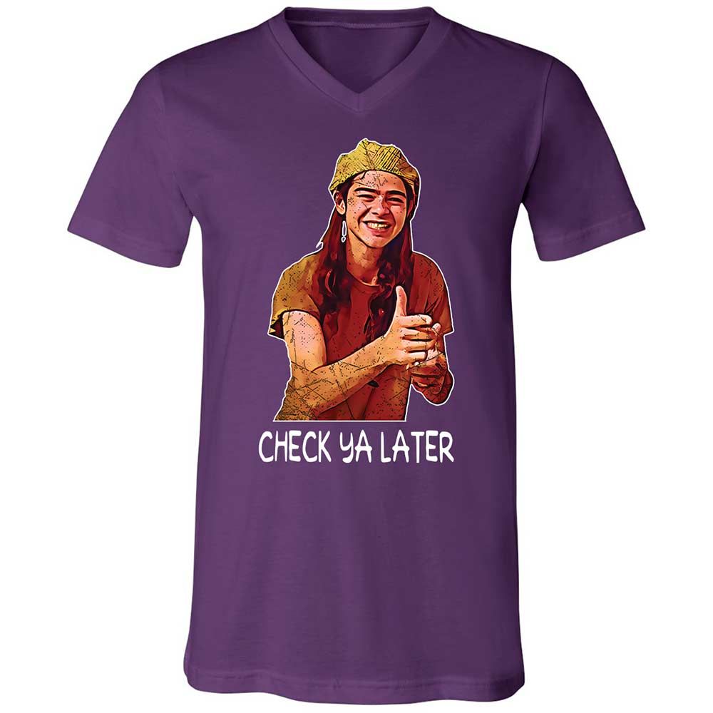 Unisex V-Neck T-Shirt - EX1F6HKS - Team Purple - 10
