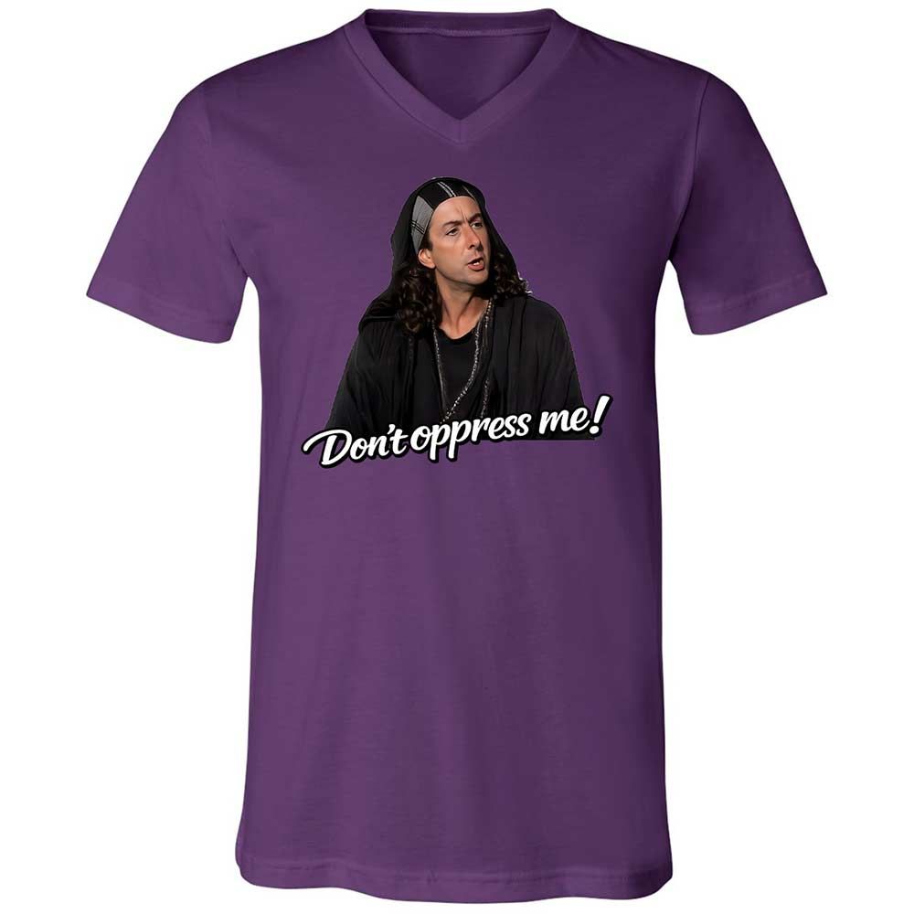 Unisex V-Neck T-Shirt - 6DBA2CCF - Team Purple - 10