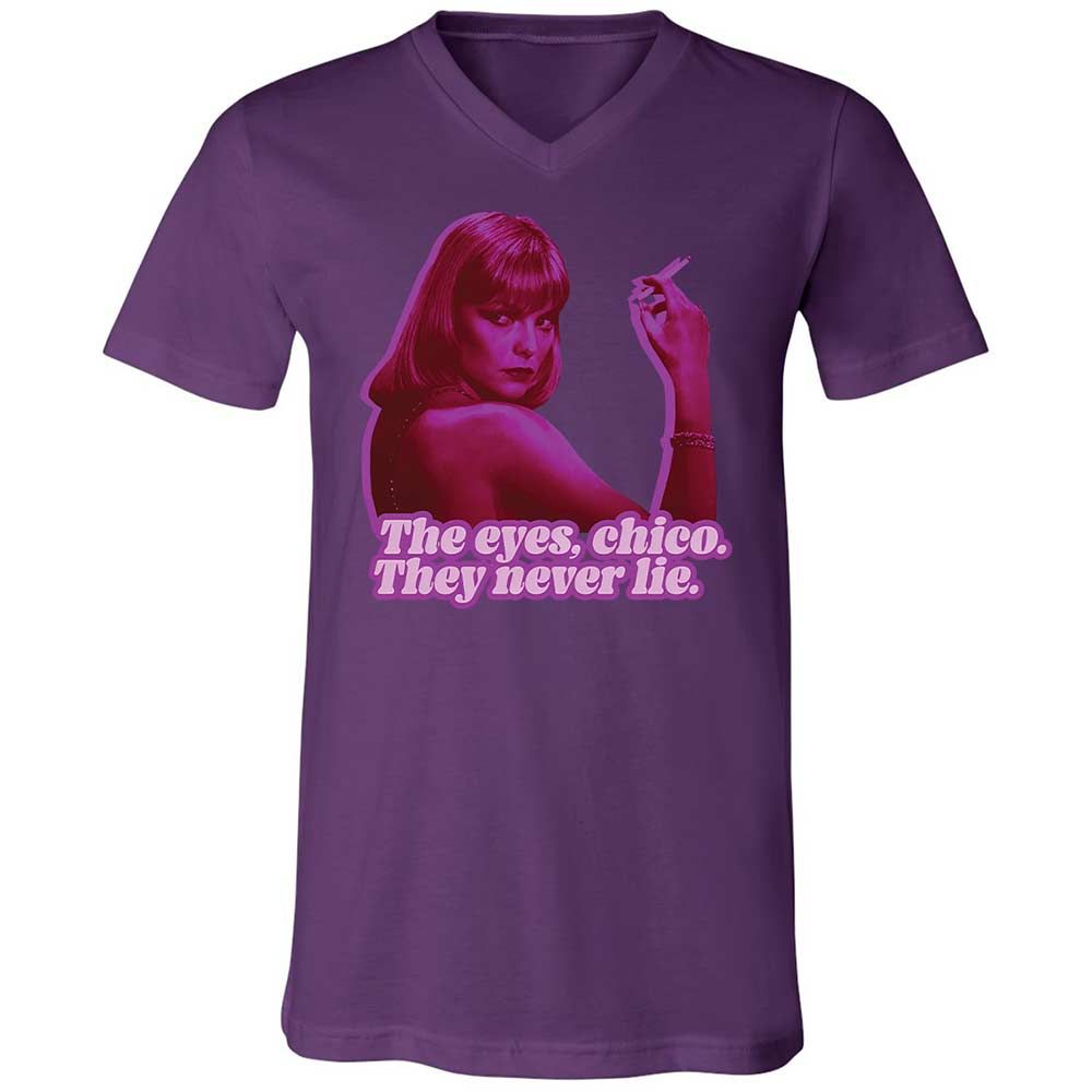 Unisex V-Neck T-Shirt - J5LRWTQW - Team Purple - 10