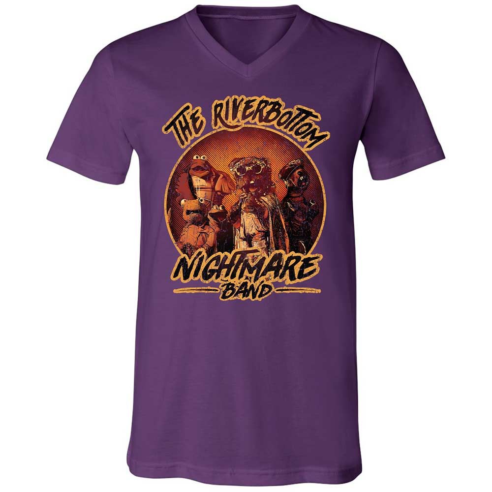 Unisex V-Neck T-Shirt - N1A7DWSR - Team Purple - 10