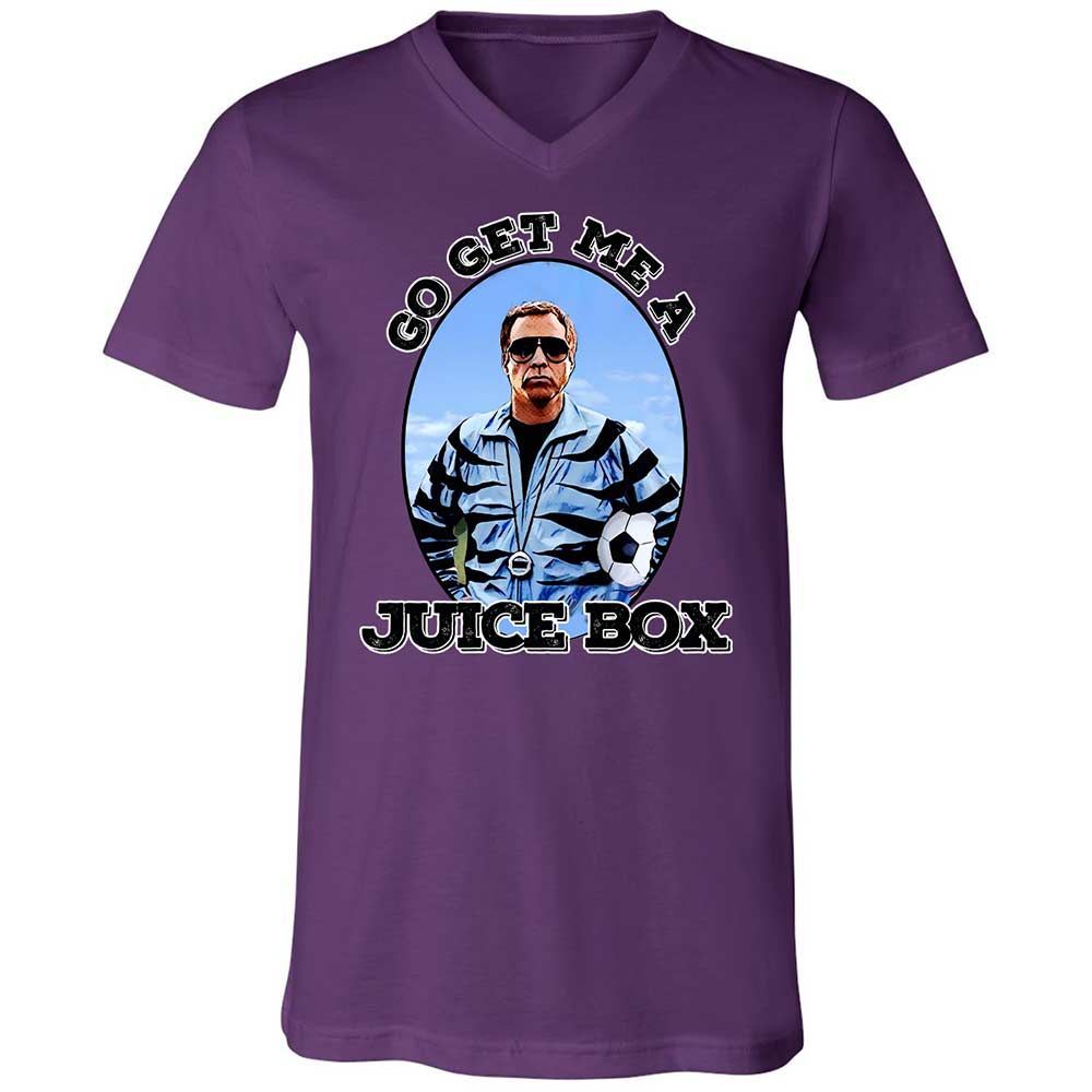 Unisex V-Neck T-Shirt - YT67LATJ - Team Purple - 10