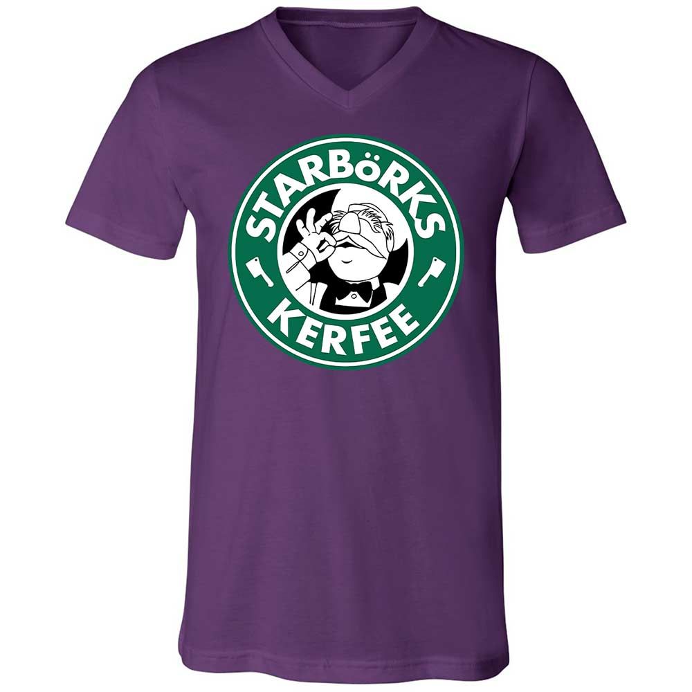 Unisex V-Neck T-Shirt - FSD7CA7A - Team Purple - 10