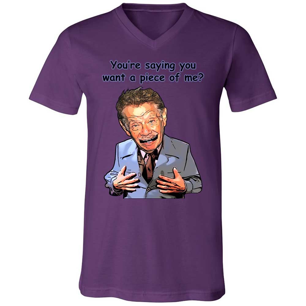 Unisex V-Neck T-Shirt - GJCS6YDY - Team Purple - 10