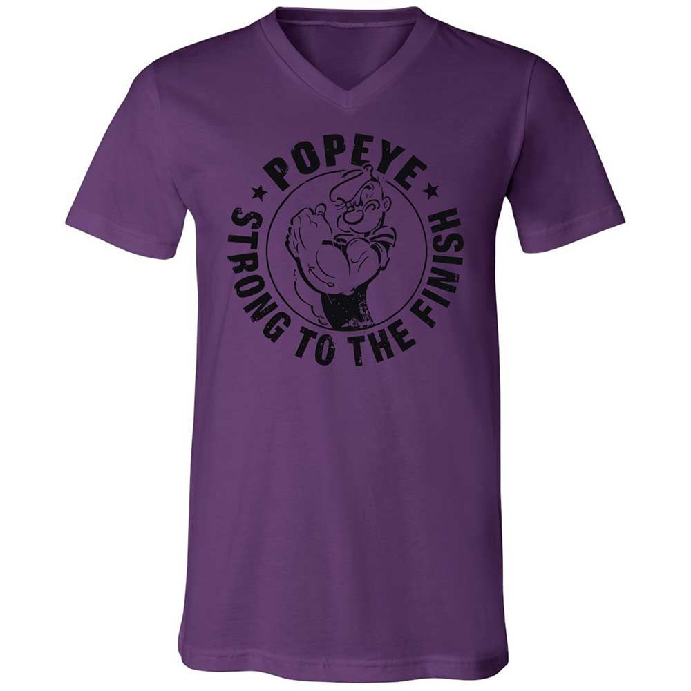 Unisex V-Neck T-Shirt - 76V52N1L - Team Purple - 10