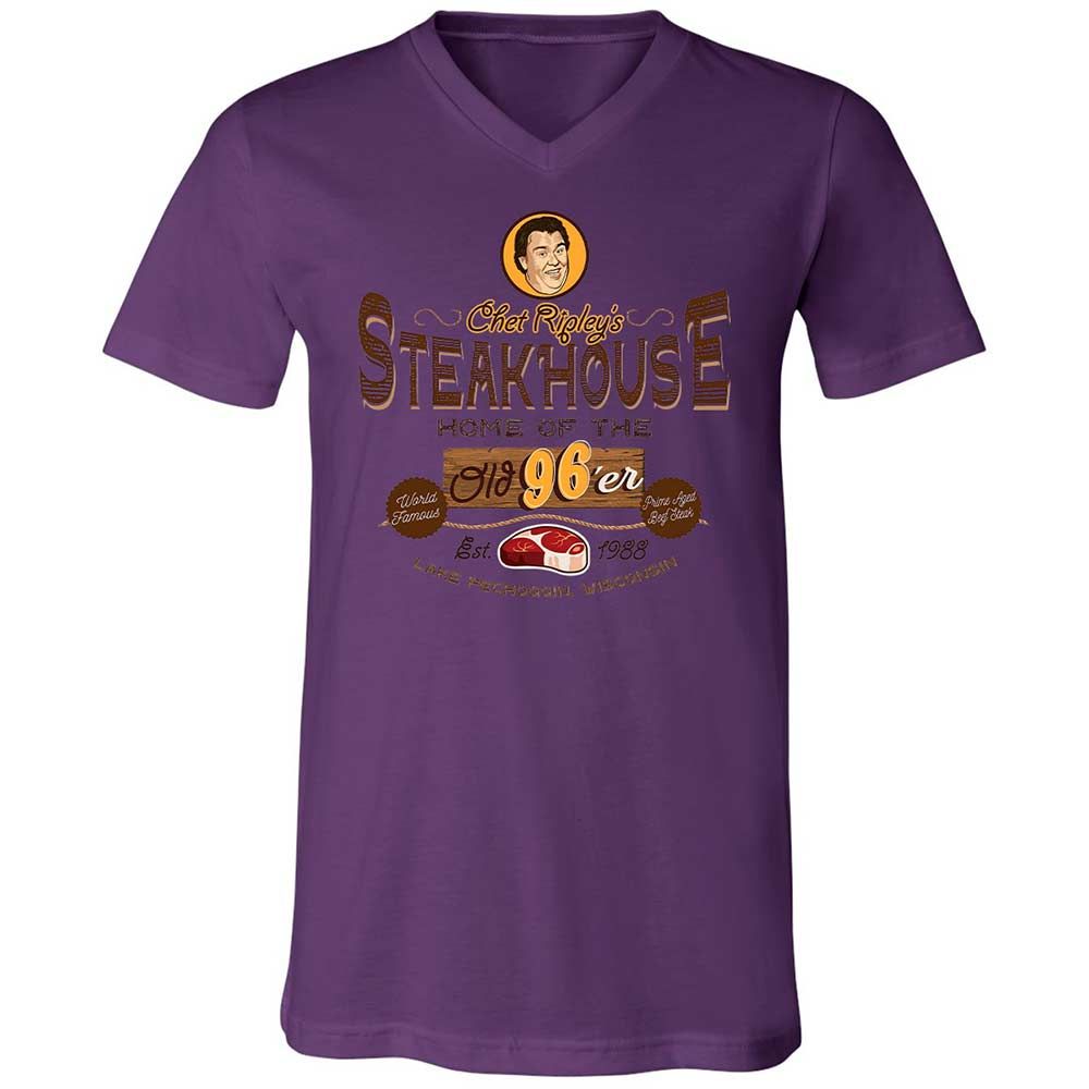 Unisex V-Neck T-Shirt - FFY6KWTR - Team Purple - 10