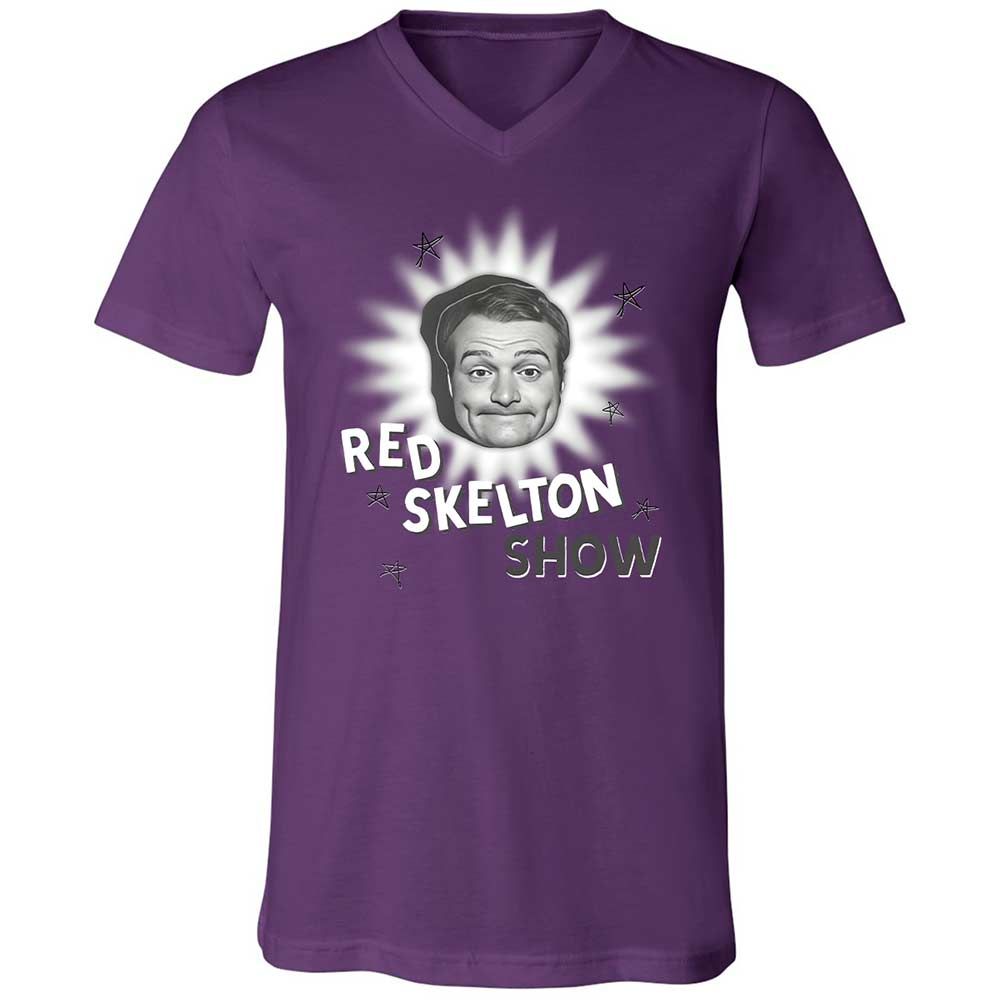 Unisex V-Neck T-Shirt - 564FDXTV - Team Purple - 10