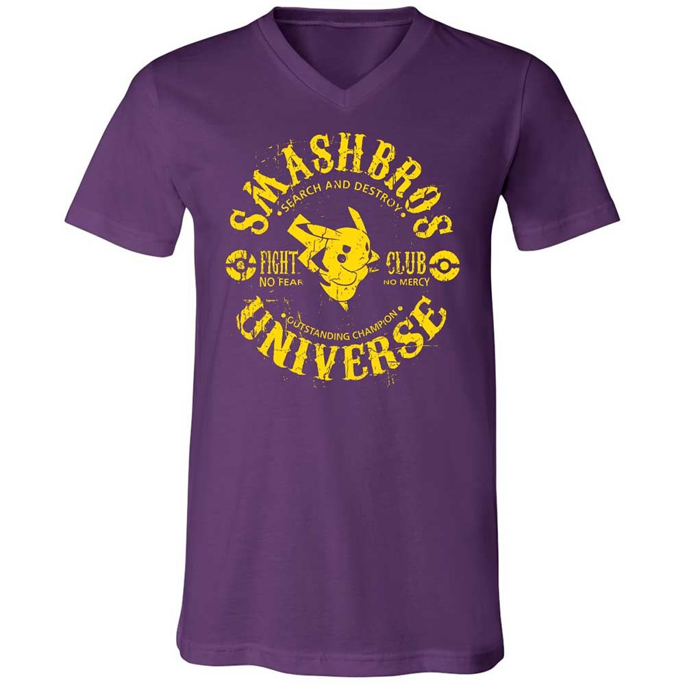 Unisex V-Neck T-Shirt - 5BJ47WRY - Team Purple - 10