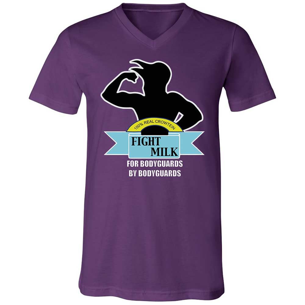Unisex V-Neck T-Shirt - 6V6AVREN - Team Purple - 10