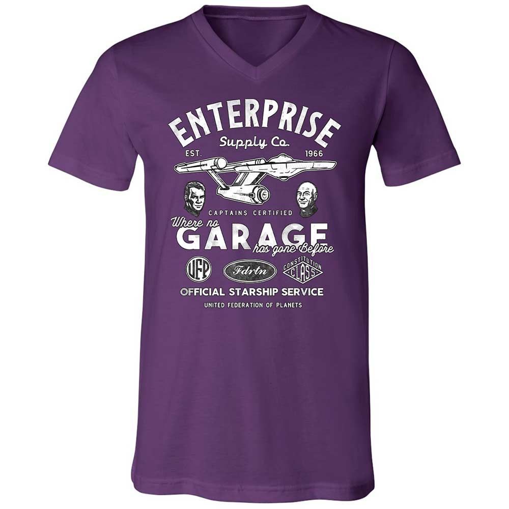 Unisex V-Neck T-Shirt - SWN6W8C2 - Team Purple - 10
