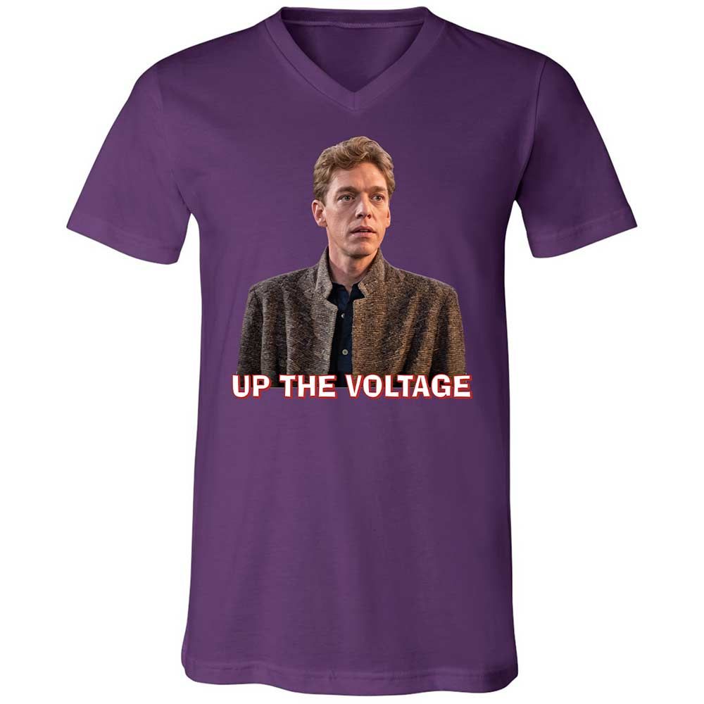 Unisex V-Neck T-Shirt - GU13KH3U - Team Purple - 10