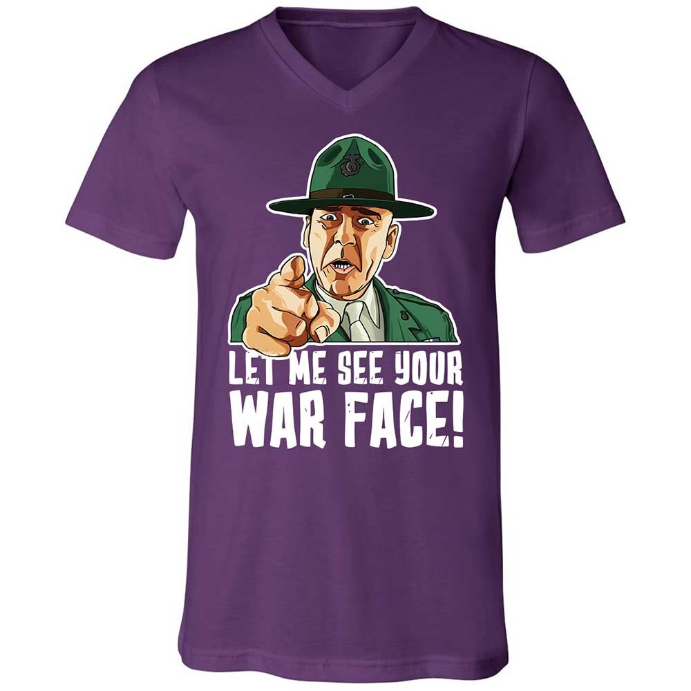 Unisex V-Neck T-Shirt - 9FVX97R9 - Team Purple - 10