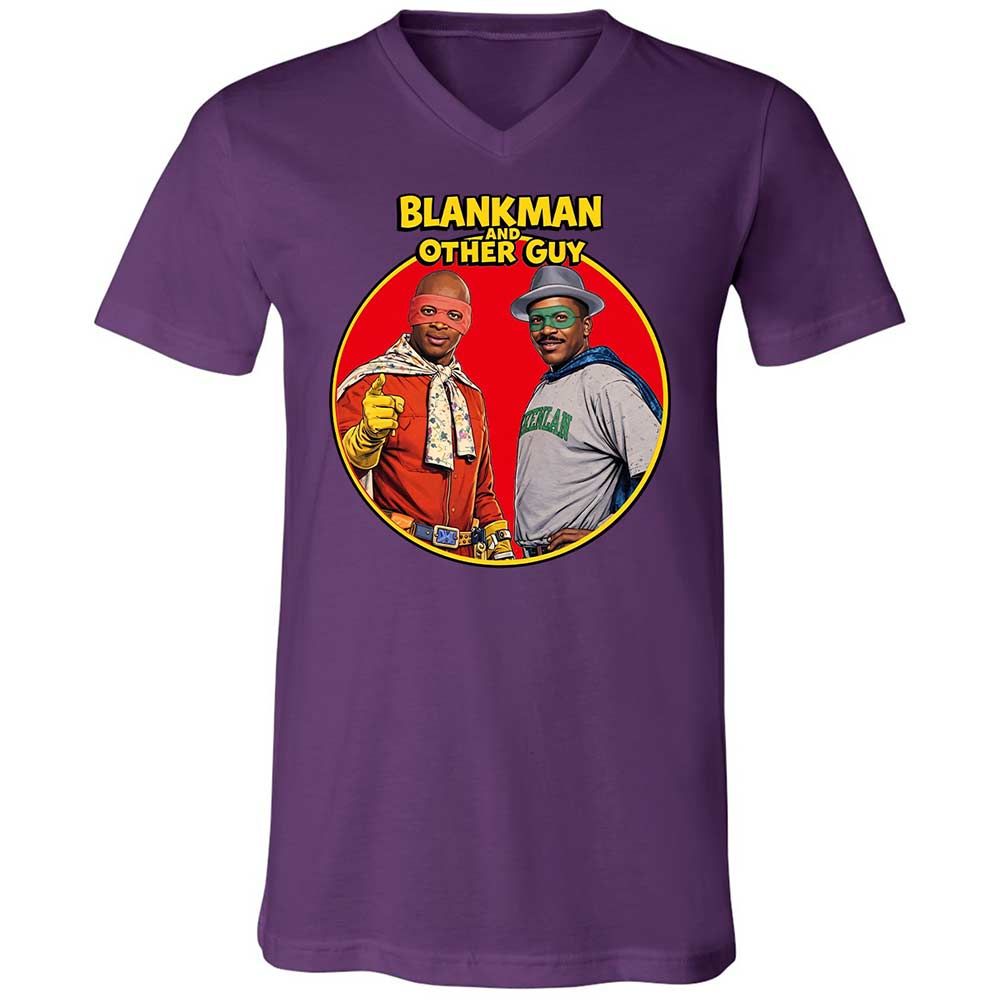 Unisex V-Neck T-Shirt - CWYR5D1M - Team Purple - 10