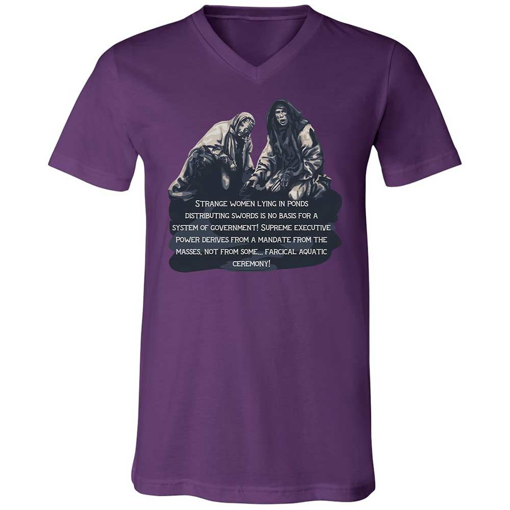 Unisex V-Neck T-Shirt - DT2AFJS4 - Team Purple - 10