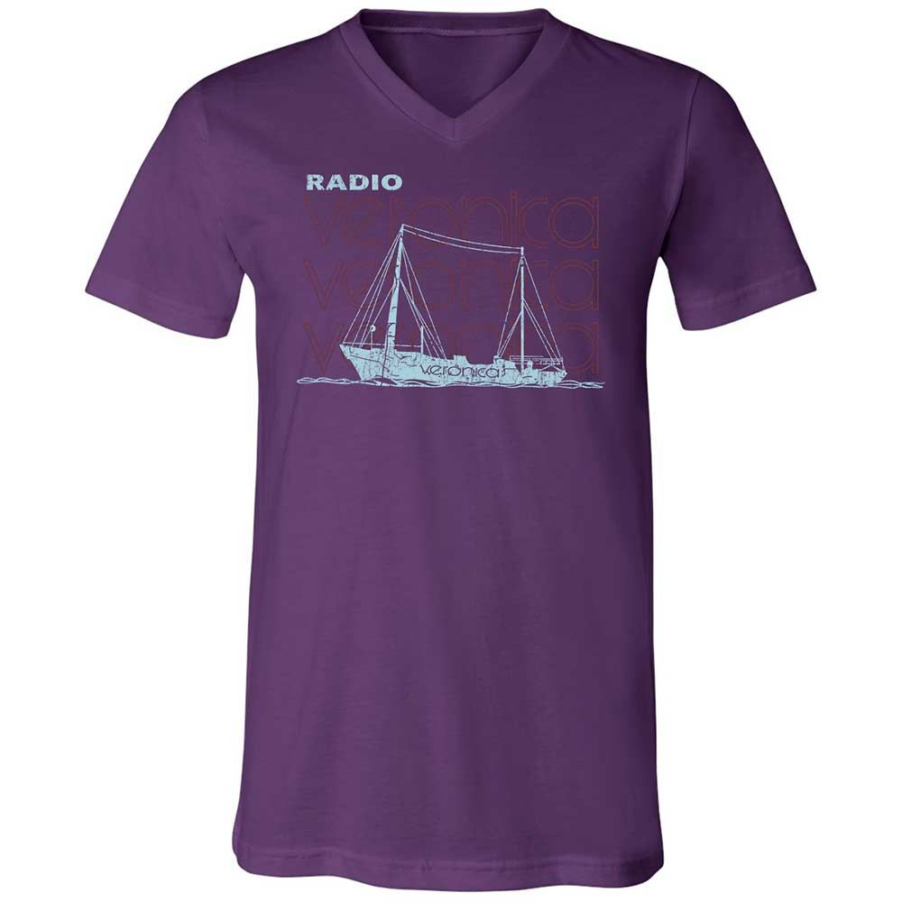 Unisex V-Neck T-Shirt - U833E2CL - Team Purple - 10