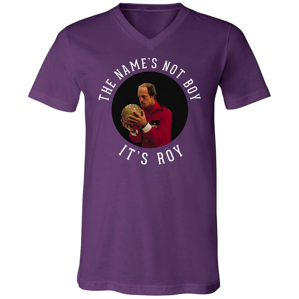 Unisex V-Neck T-Shirt - FAREKNZH - Team Purple - 10
