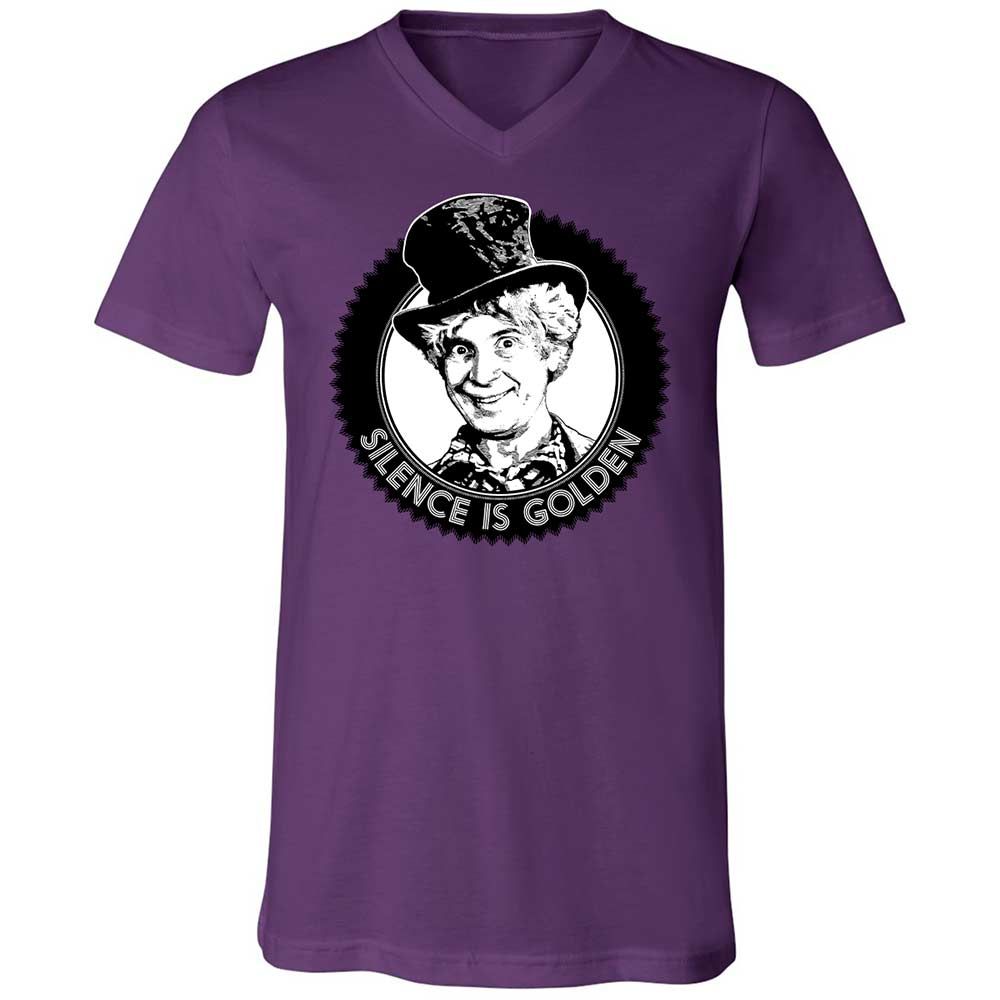 Unisex V-Neck T-Shirt - MZAHK3RB - Team Purple - 10