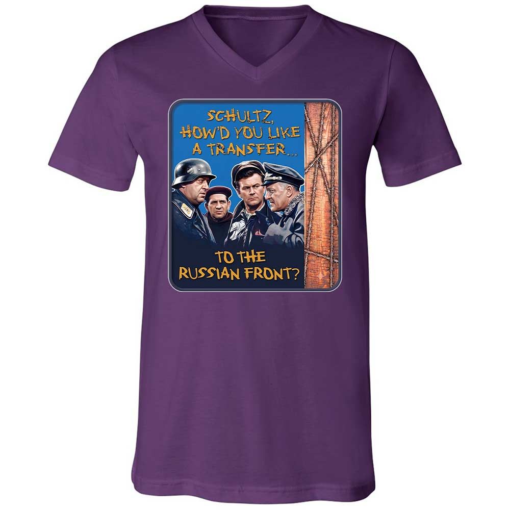 Unisex V-Neck T-Shirt - ZRPDKZGT - Team Purple - 10