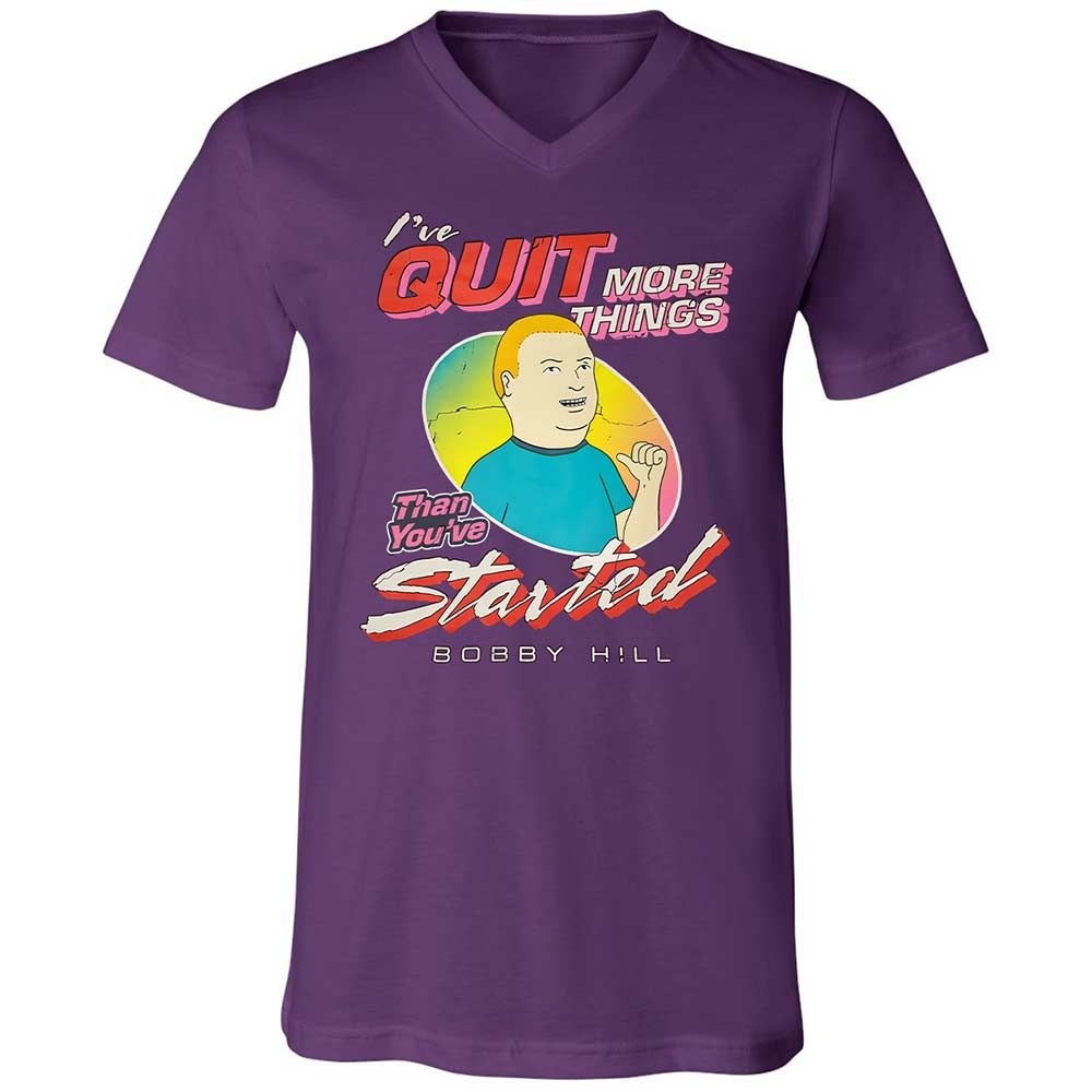 Unisex V-Neck T-Shirt - NXDHJFKH - Team Purple - 10