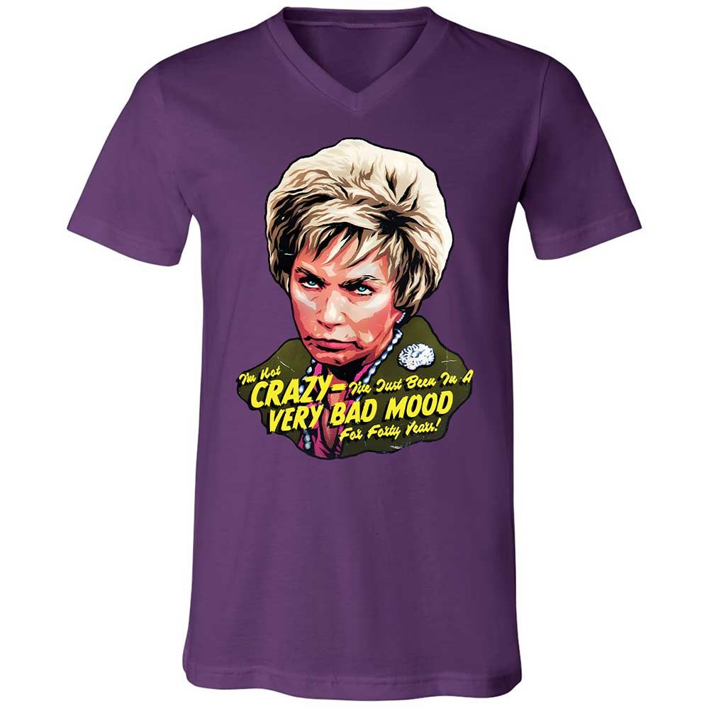Unisex V-Neck T-Shirt - 9QWY4DFN - Team Purple - 10