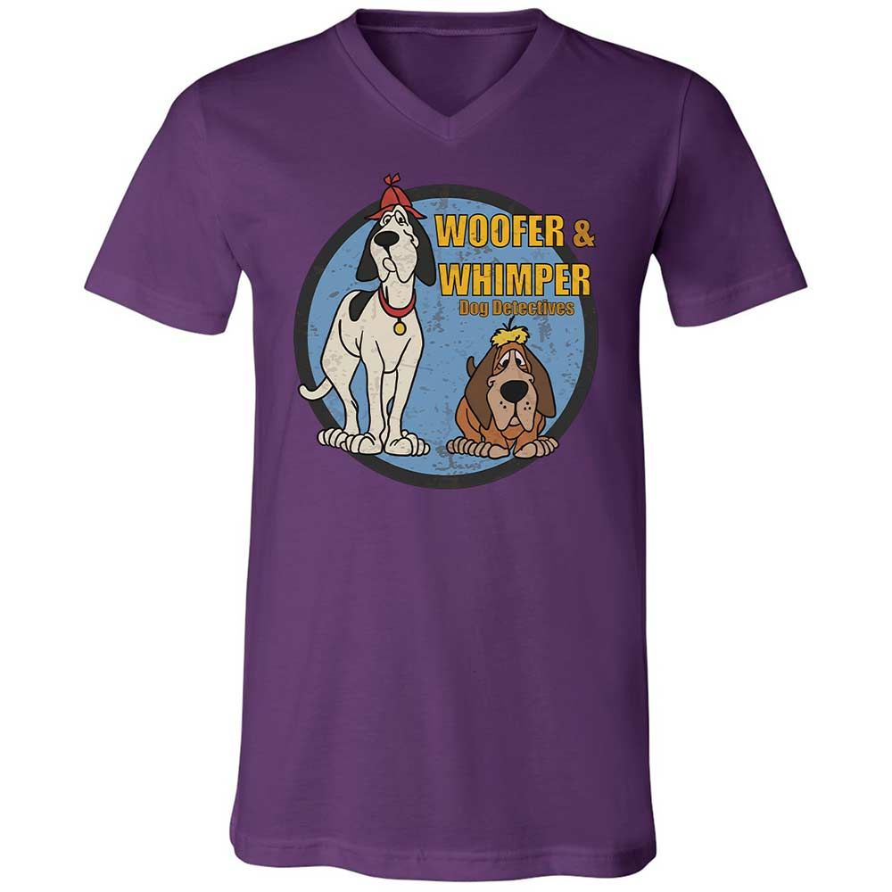 Unisex V-Neck T-Shirt - 46HHCJAX - Team Purple - 10