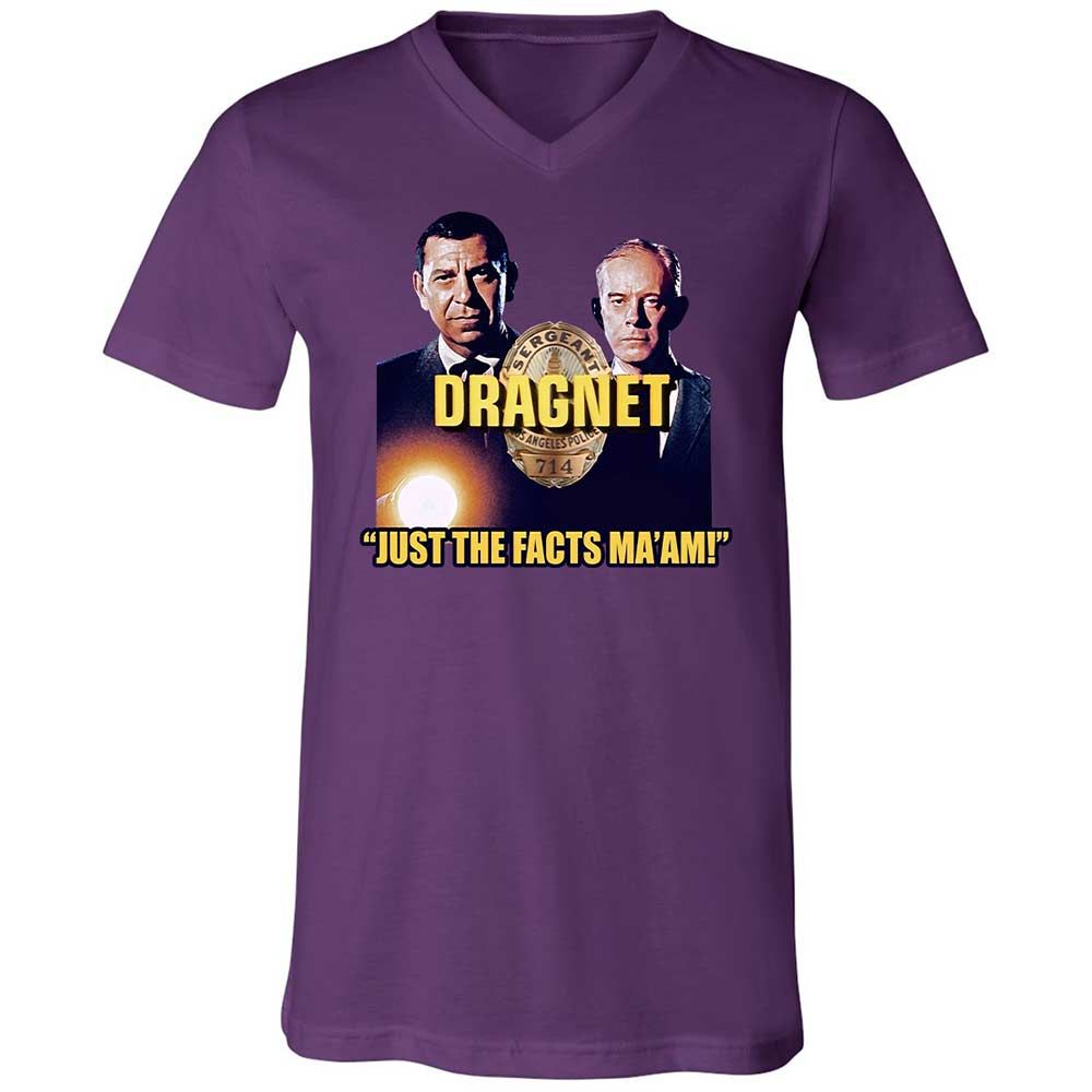 Unisex V-Neck T-Shirt - TR2PJU6V - Team Purple - 10