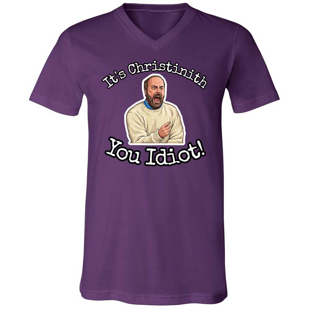 Unisex V-Neck T-Shirt - PCEX46X2 - Team Purple - 10