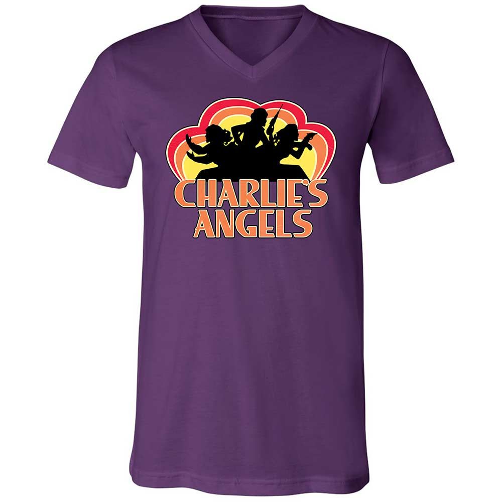 Unisex V-Neck T-Shirt - Z4CVRML5 - Team Purple - 10