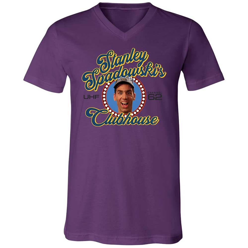 Unisex V-Neck T-Shirt - 3YQRUP86 - Team Purple - 10