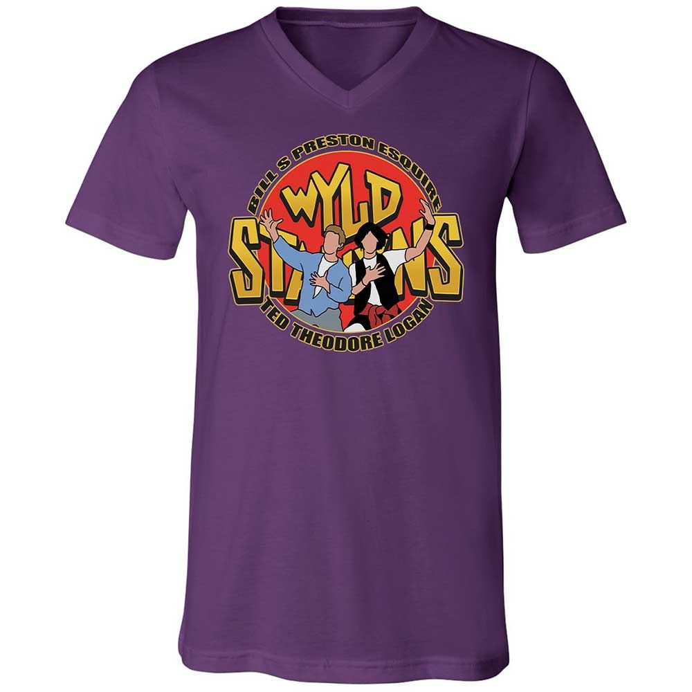 Unisex V-Neck T-Shirt - FB1J95J3 - Team Purple - 10