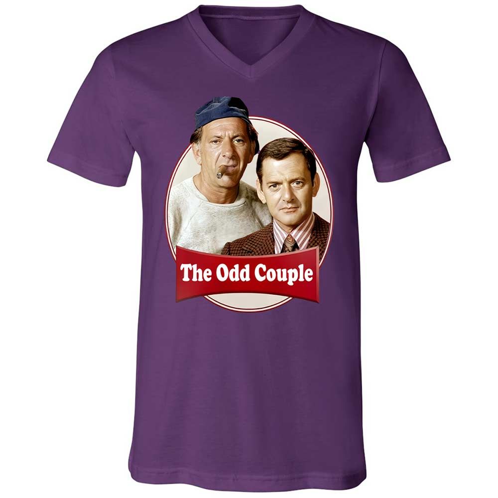 Unisex V-Neck T-Shirt - DC6EQ2KU - Team Purple - 10