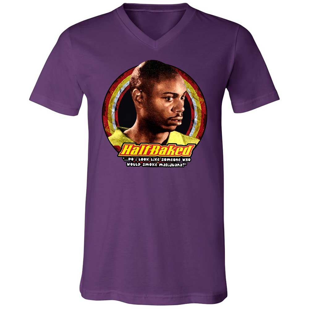 Unisex V-Neck T-Shirt - 9PQ6J2YV - Team Purple - 10