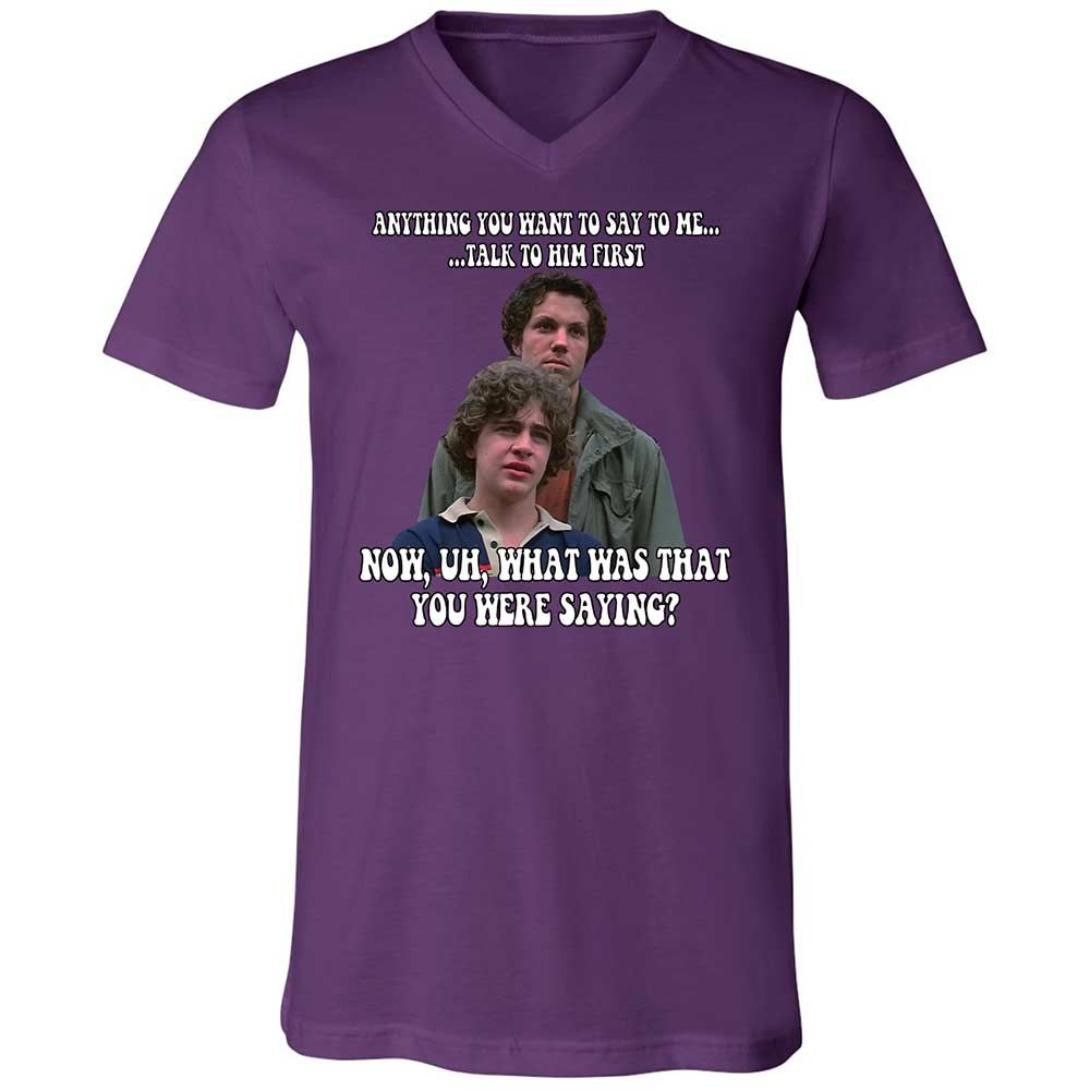 Unisex V-Neck T-Shirt - 36L2W5V7 - Team Purple - 10