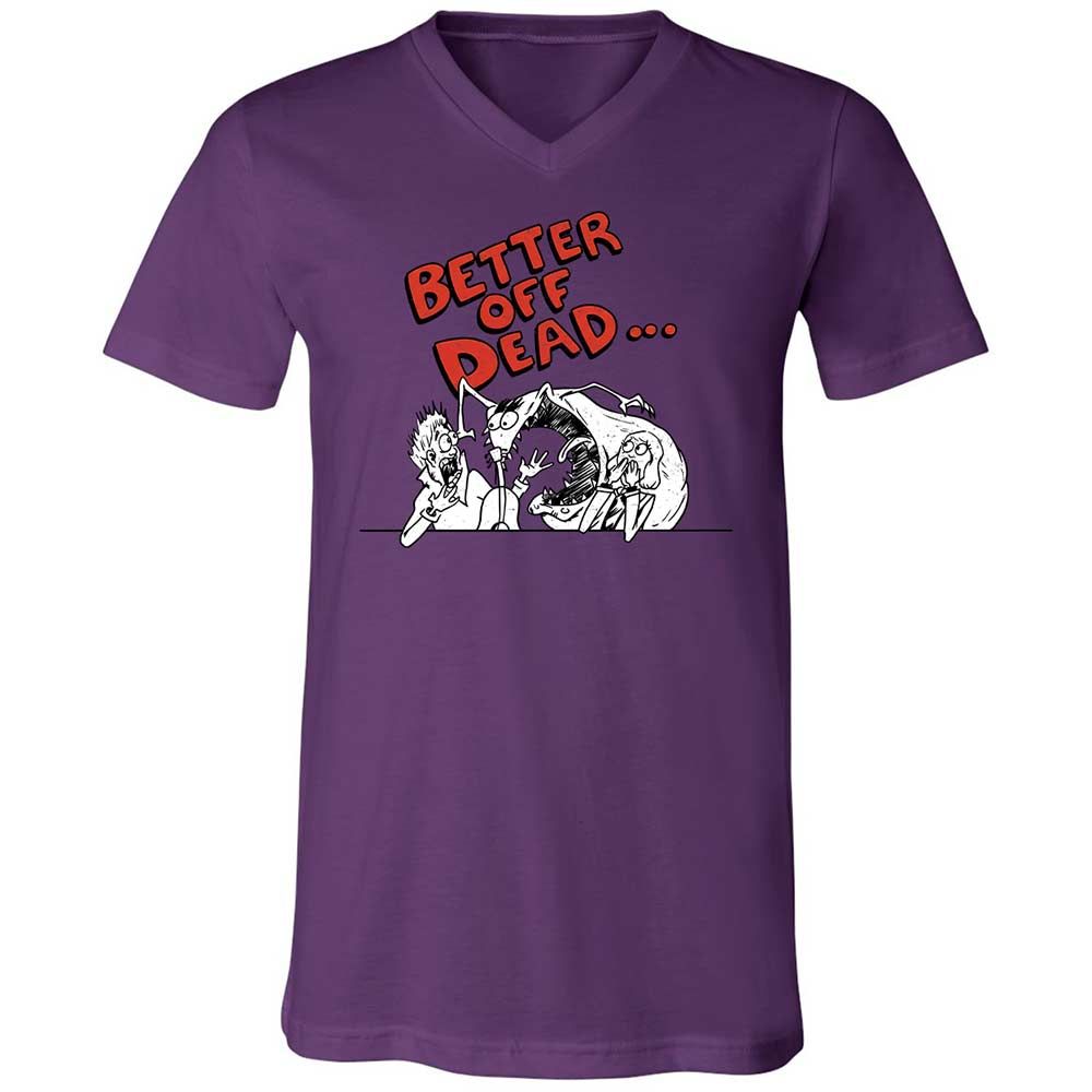 Unisex V-Neck T-Shirt - 48HJX2X5 - Team Purple - 10