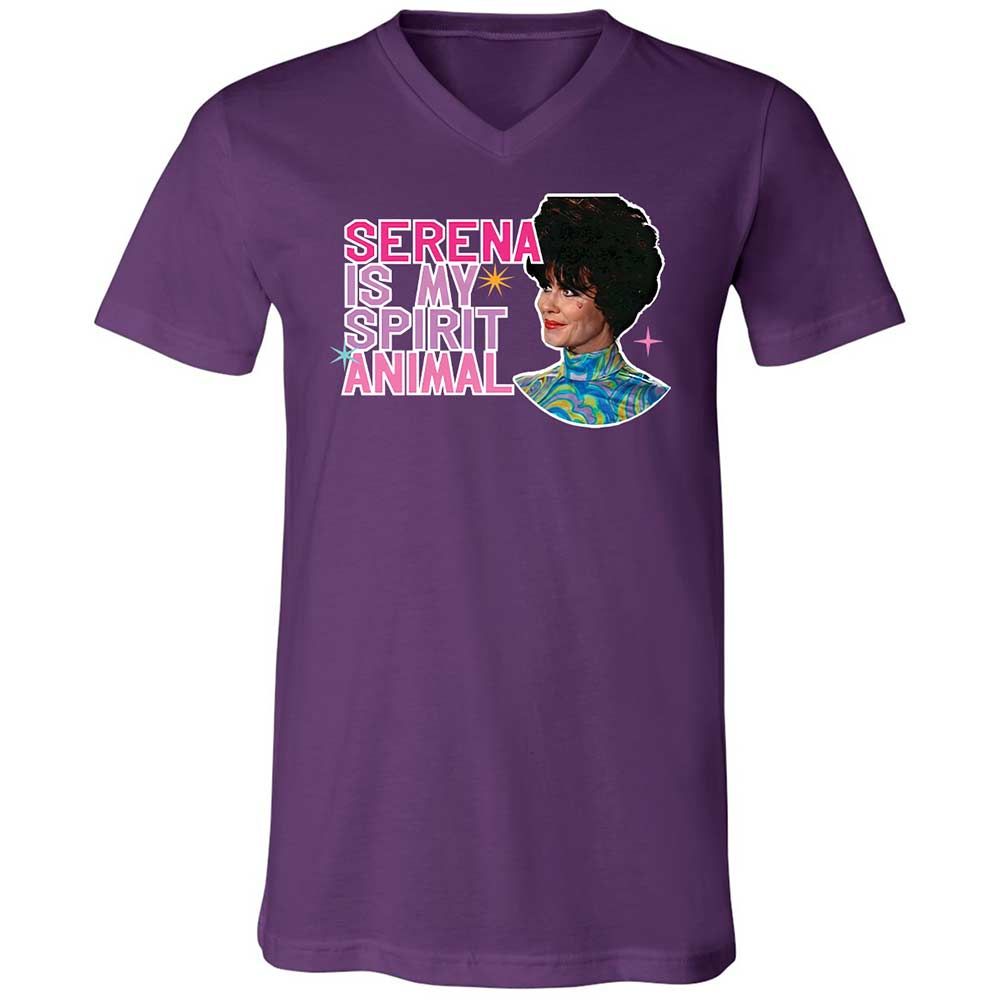 Unisex V-Neck T-Shirt - GLVFC7Q1 - Team Purple - 10