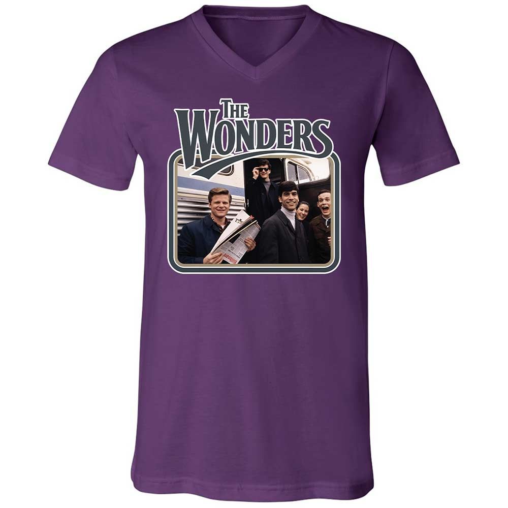 Unisex V-Neck T-Shirt - TFHA8KSS - Team Purple - 10